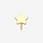 Pure24K Implant Grade Titanium OneFit Threadless Star Top Part