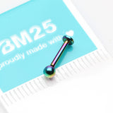 Detail View 3 of Colorline Basic Ball Top Threadless Push-In Steel Labret
