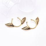 Detail View 1 of Golden Angel Wings Clip On Non-Piercing Nipple Shield Ring