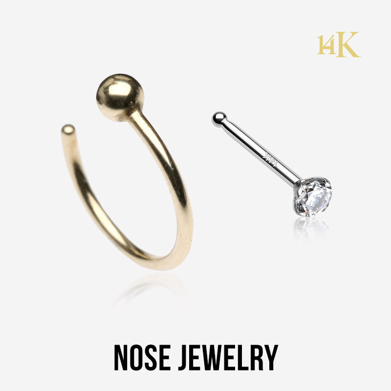 Shop 14K Gold Body Piercing Jewelry