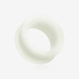 A Pair of Glow in the Dark Silicone Double Flared Ear Gauge Tunnel Plug