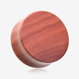 A Pair of Sabo Wood Double Flared Plug-Orange/Brown