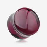 A Pair of Convex Glass Double Flared Plug