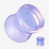 A Pair of Luscious Lavendar Opalite Stone Double Flared Plug