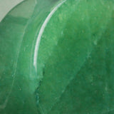 Detail View 2 of A Pair of Jade Aventurine Stone Double Flared Ear Gauge Plug-Green