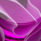 Detail View 3 of A Pair of Marble Swirl Acrylic Double Flared Ear Gauge Plug-Purple