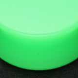 Detail View 3 of A Pair of Neon Colored UV Acrylic Double Flared Ear Gauge Plug-Green