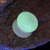 Detail View 4 of A Pair of Glow in the Dark Basic Acrylic Double Flared Ear Gauge Plug-Purple