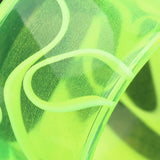 Detail View 3 of A Pair of Marble Swirl Acrylic Double Flared Ear Gauge Tunnel Plug-Green