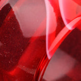 Detail View 3 of A Pair of Marble Swirl Acrylic Double Flared Ear Gauge Tunnel Plug-Red