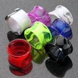 Detail View 4 of A Pair of Marble Swirl Acrylic Double Flared Ear Gauge Tunnel Plug-White