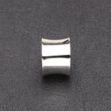 A Pair of Basic Steel Solid Double Flared Ear Gauge Plug