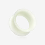 A Pair of Glow in the Dark Ultra Thin Flexible Silicone Ear Skin Double Flared Tunnel Plug
