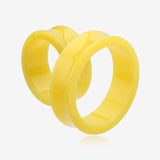 A Pair of Supersize Neon Colored UV Acrylic Double Flared Ear Gauge Tunnel Plug