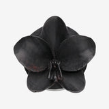Detail View 2 of A Pair of Divine Orchid Organic Arang Wood Ear Gauge Plug