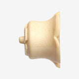 Detail View 3 of A Pair of Bali Blossom Crocodile Wood Double Flared Plug