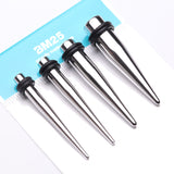 4 to 00 GA Steel Taper with O-Rings Ear Stretching Kit