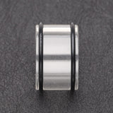 Detail View 2 of A Pair of Basic UV Acrylic No Flare Regs Ear Gauge Tunnel Plug-Clear Gem
