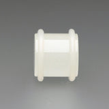 Detail View 1 of A Pair of Glow in the Dark Acrylic Regs Ear Gauge Plug-White