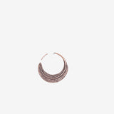 Detail View 1 of A Pair of Mystic Feather Loop Copper Plug Hoop Earring
