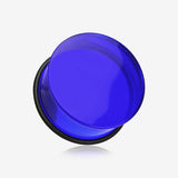 A Pair of Basic UV Acrylic Single Flared Ear Gauge Plug