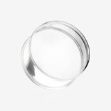 A Pair of Basic UV Acrylic Single Flared Ear Gauge Plug