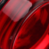 Detail View 3 of A Pair of Basic UV Acrylic Single Flared Ear Gauge Plug-Red