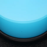 Detail View 3 of A Pair of Neon Colored UV Acrylic Single Flared Ear Gauge Plug-Light Blue
