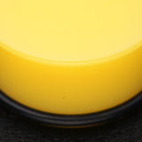 Detail View 3 of A Pair of Neon Colored UV Acrylic Single Flared Ear Gauge Plug-Yellow