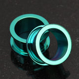A Pair of Colorline Steel Screw-Fit Ear Gauge Tunnel Plug