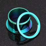 A Pair of Colorline Steel Screw-Fit Ear Gauge Tunnel Plug