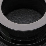 Detail View 3 of A Pair of Basic UV Acrylic Screw-Fit Ear Gauge Tunnel Plug-Black