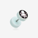A Pair of Ozzy the Octopus Acrylic Faux Gauge Plug Earring