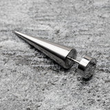 Detail View 1 of A Pair of Basic Steel Fake Taper-Steel
