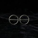 A Pair of Implant Grade Titanium Basic Hoop Nipple Clicker