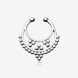 Classic Royal Filigree Fake Septum Clip-On Ring