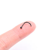 Detail View 2 of Implant Grade Titanium Blackline Ball Top Nose Screw Ring