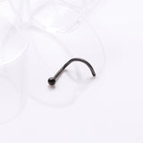 Detail View 1 of Implant Grade Titanium Blackline Ball Top Nose Screw Ring