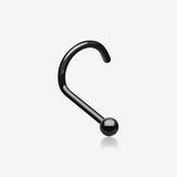 Implant Grade Titanium Blackline Ball Top Nose Screw Ring