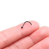 Detail View 2 of Implant Grade Titanium Blackline Dome Top Nose Screw Ring