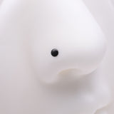 Detail View 1 of Implant Grade Titanium Blackline Circle Icon L-Shaped Nose Ring