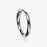 A Pair of Implant Grade Titanium Basic Huggie Hoop Earring
