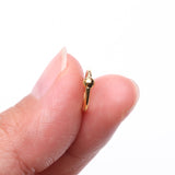 Detail View 2 of Pure24K Implant Grade Titanium Basic CBR Style Seamless Clicker Hoop Ring