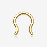 Implant Grade Titanium Gold PVD Basic Septum Retainer