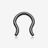 Implant Grade Titanium Blackline PVD Basic Septum Retainer