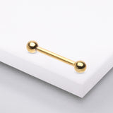 Detail View 1 of Pure24K Implant Grade Titanium Internally Threaded Basic Barbell