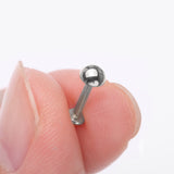 Detail View 2 of Implant Grade Titanium Internally Threaded Dome Top Labret