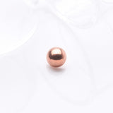 Detail View 1 of Implant Grade Titanium Rose Gold Internally Threaded Basic Dome Top Part
