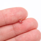 Detail View 3 of Implant Grade Titanium Rose Gold Internally Threaded Basic Dome Top Part