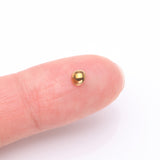 Detail View 2 of Implant Grade Titanium Golden Internally Threaded Basic Dome Top Part